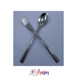 سرویس قاشق و چنگال 24 نفره 120 پارچه یونیک شیار دار